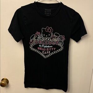 Hello City Cafe Las Vegas Women’s T-shirt Black XSize Small